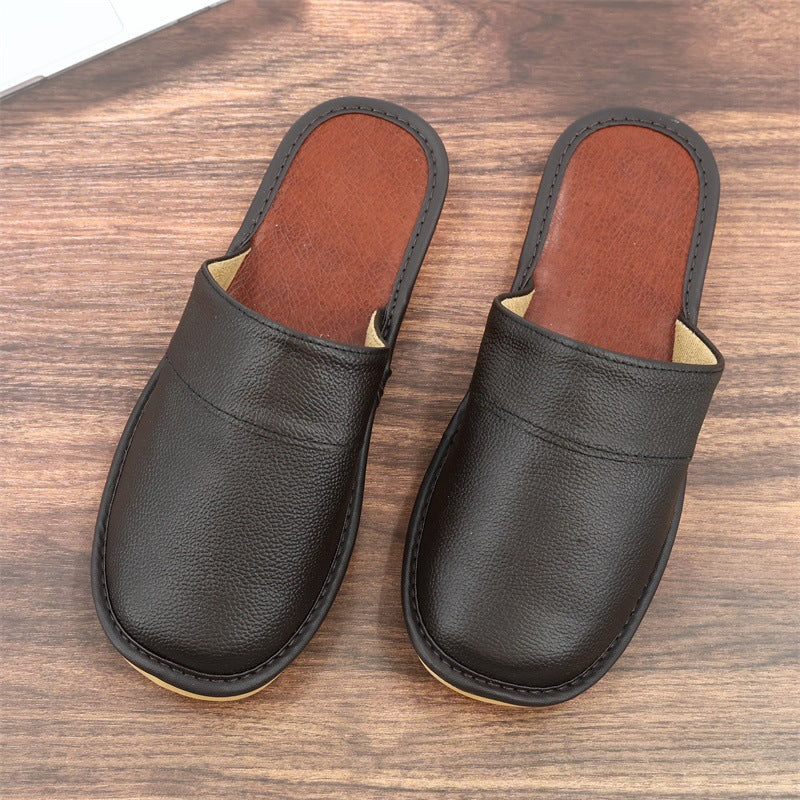 OrthoCare | Classic Leather Slip-On Mule Clogs