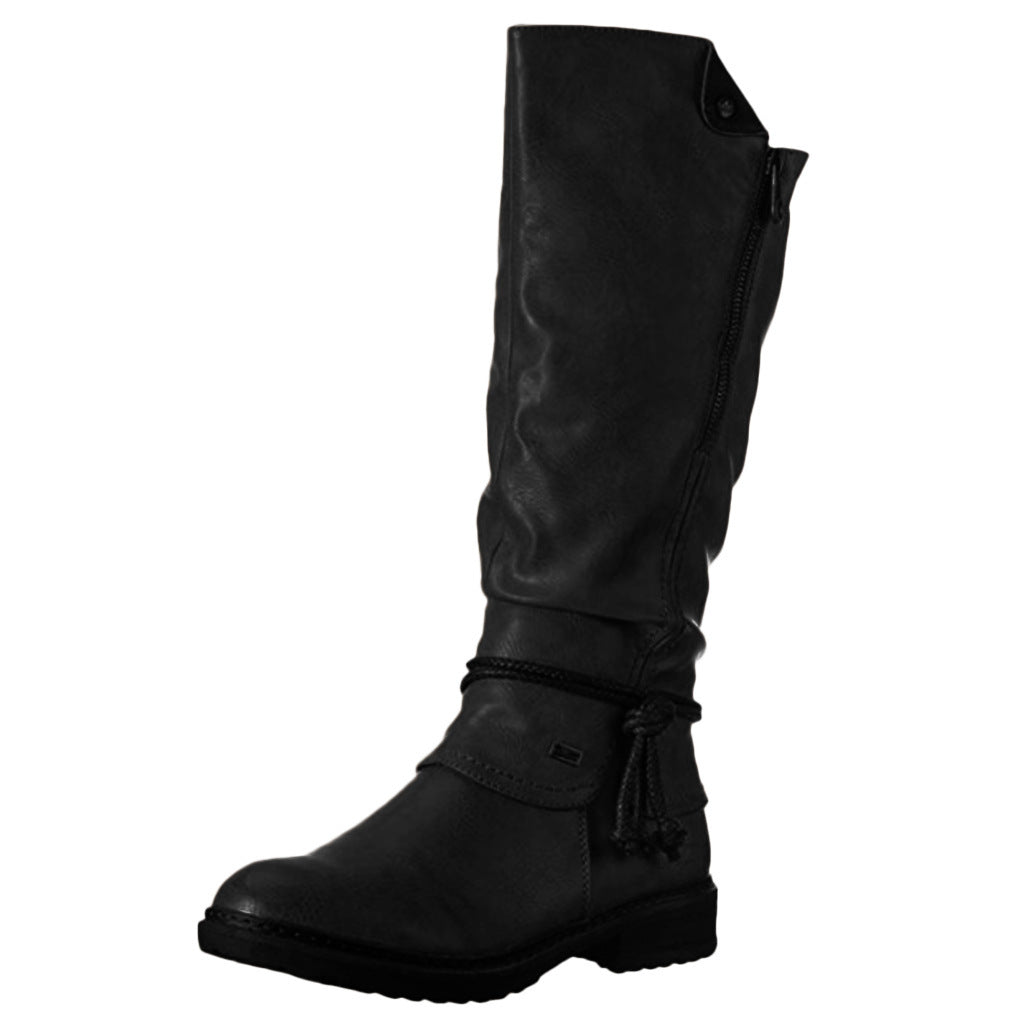 OrthoCare High Boots - Plus Size Low Heel Comfort