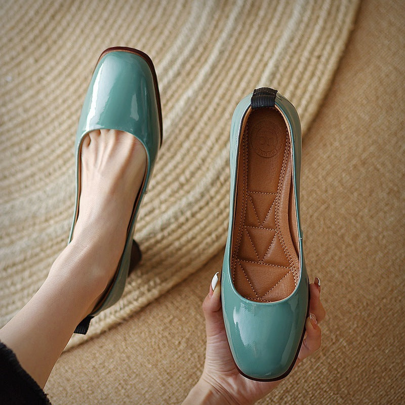 Hadley | Orthopedic Women’s Dual-Tone Block Heel Pumps
