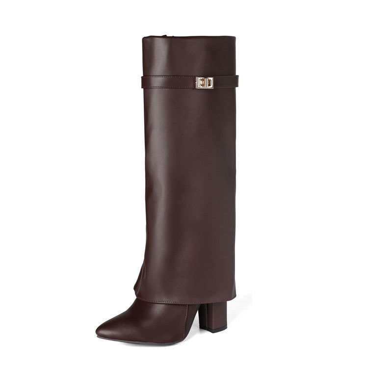 OrthoCare Mid-Calf Boots - Pointed Toe & Buckles