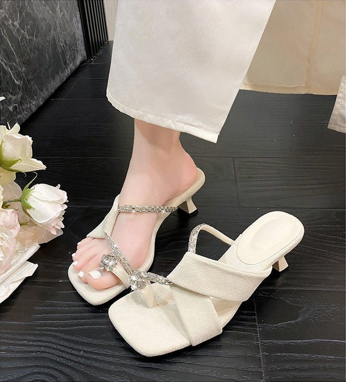 OrthoCare | Minimal Knot Strap Flat Slide Sandals