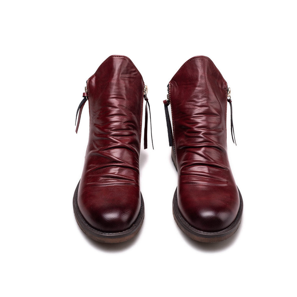 Daniel | Orthopedic Double side zipper non-slip men's boots