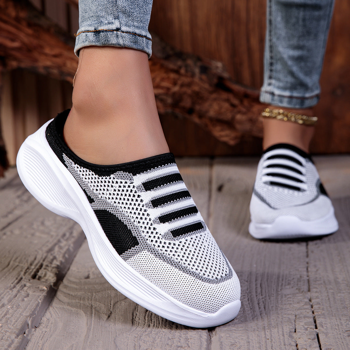 Brinley | Women’s Orthopedic Breathable Slip-On Walking Sneakers