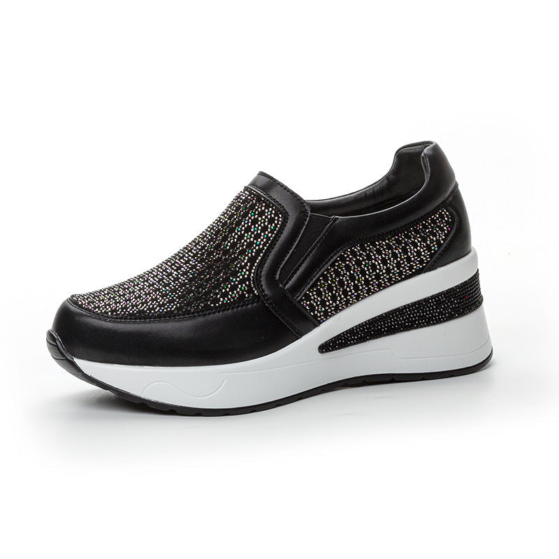 OrthoCare | Breathable Platform Slip-On Walking Shoes