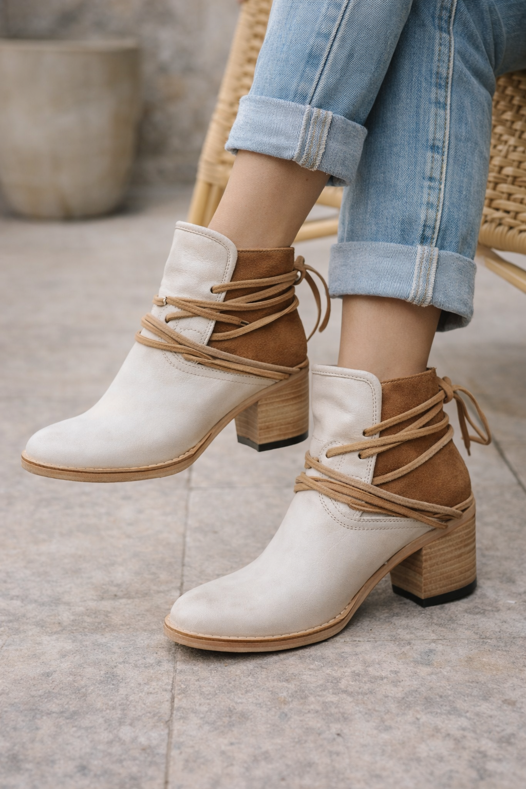 OrthoCare Slingback High Heel Boots - Ergonomic Fit