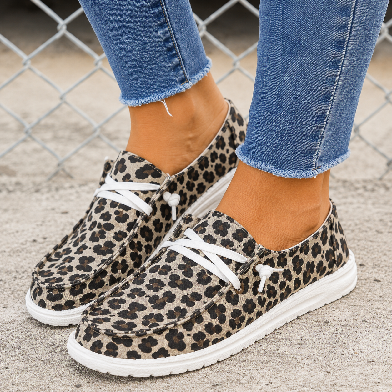OrthoCare Women's Lace-Up Flat Casual Shoes