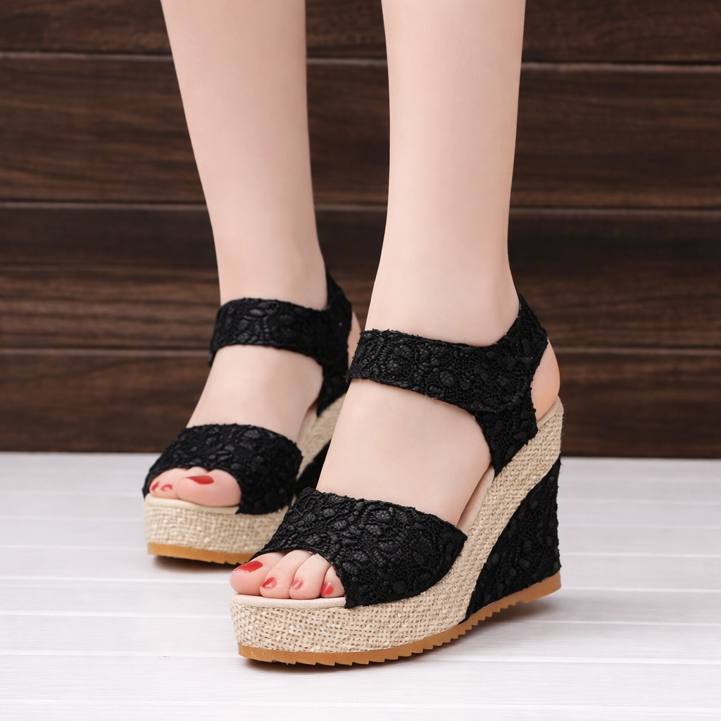 OrthoCare Flat-Bottomed High-Heeled Sandals - Unique Elegance