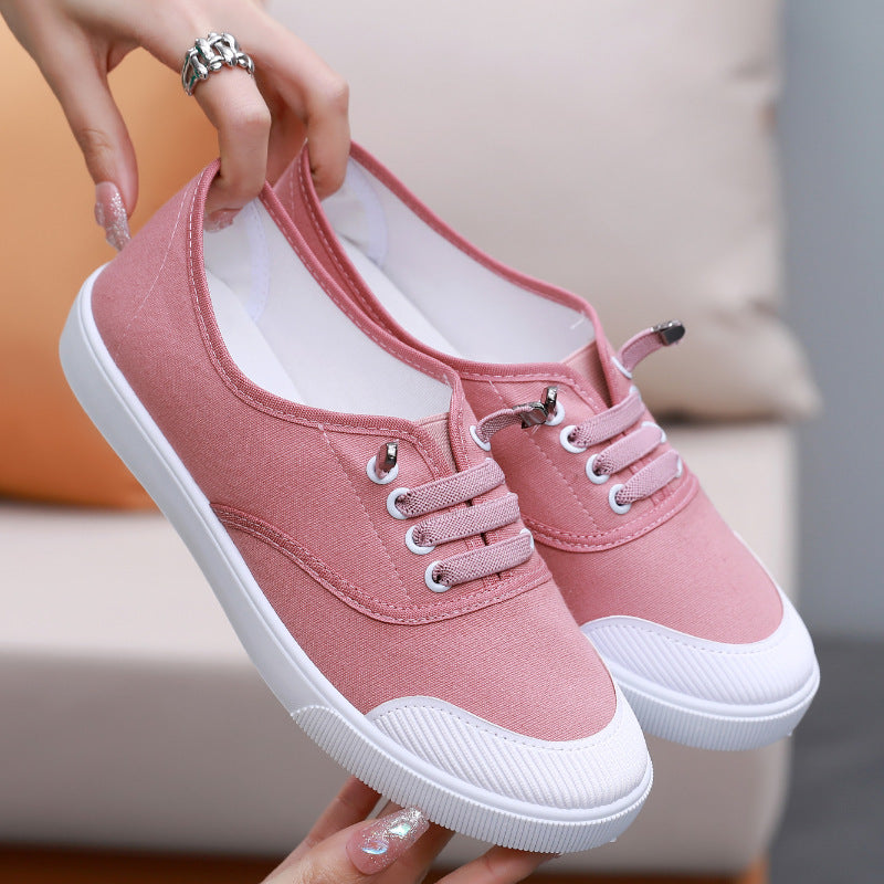 OrthoCare Canvas Sneakers - Flat Sole Comfort