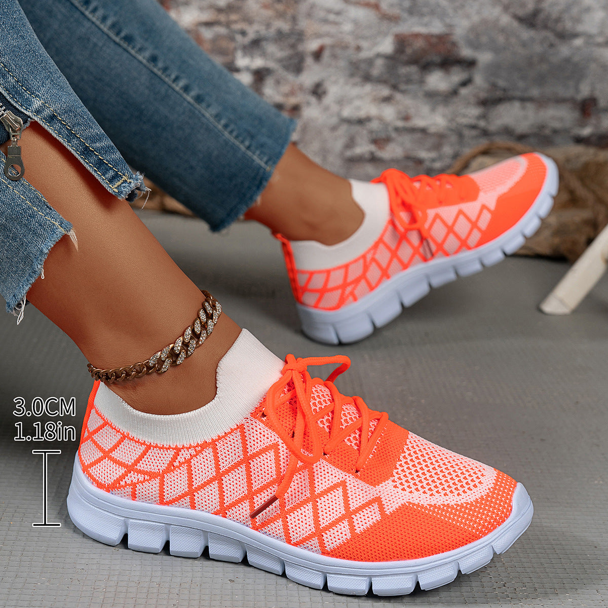 Magnolia | Women’s Orthopedic Breathable Knit Walking Sneakers