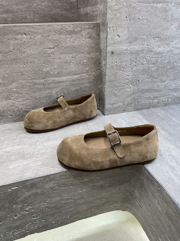OrthoCare Mary Jane Shoes - Leather Buckle Comfort