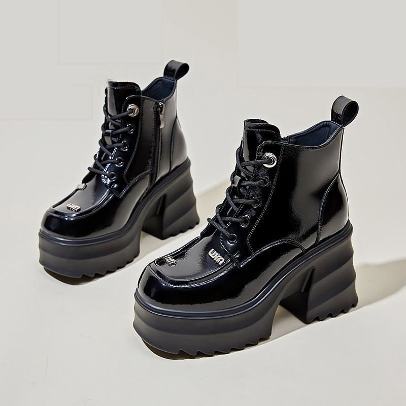 Martina | Orthopedic Thick High Heel Ankle Boots