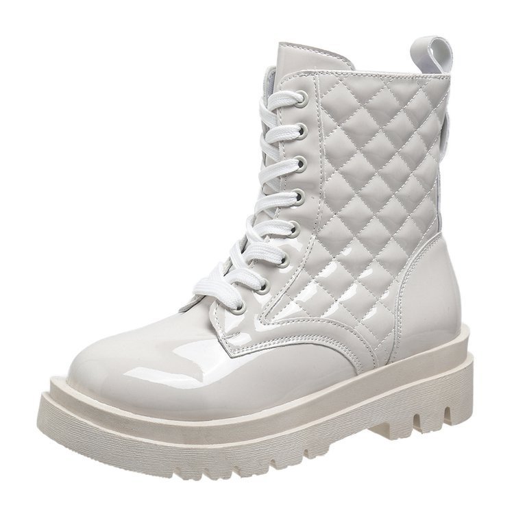 OrthoCare Quilted Platform Boots - Thick Heel