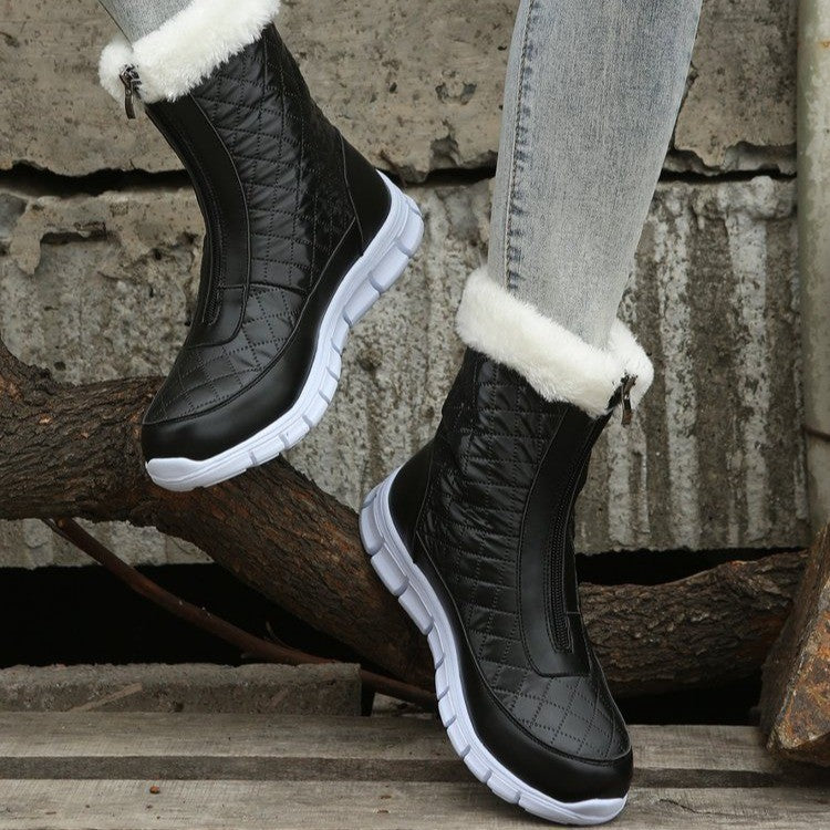 OrthoCare Winter Boots - Warm Front Zipper Design