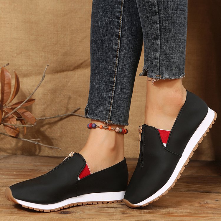 OrthoCare Zip Loafers - Non Slip Comfort Shoes