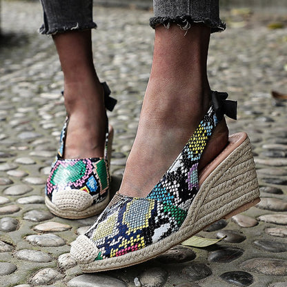 Camillea | Women’s Orthopedic Espadrille Wedge Slingback Sandals