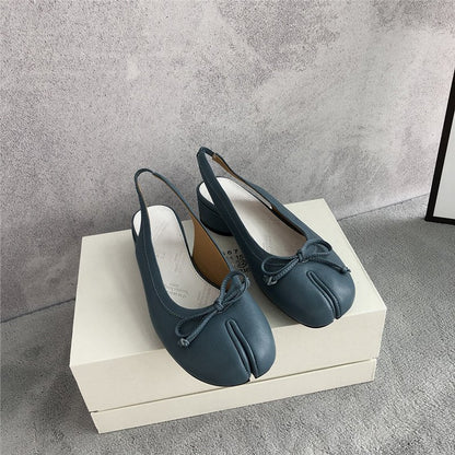 Wilhelmina | Women’s Orthopedic Bow Accent Slingback Flats