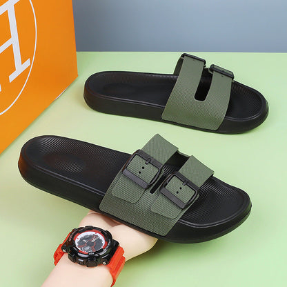Blaise | Men's Orthopedic Double Buckle Comfort Slide Sandals