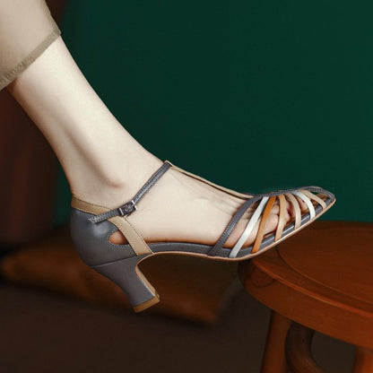 Wrenley | Women’s Orthopedic Strappy Kitten Heel Sandals
