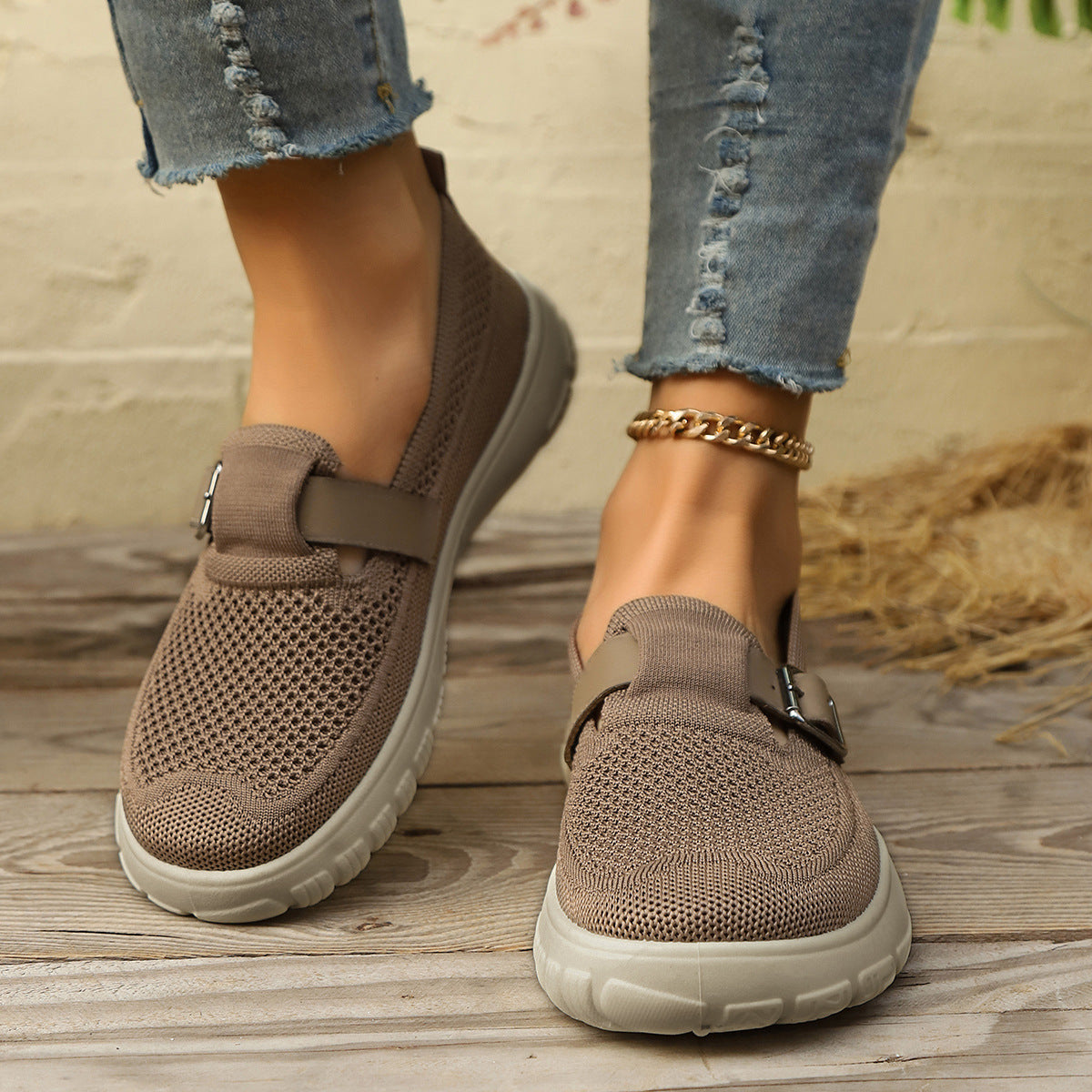 OrthoCare | Breathable Knit Slip-On Loafers