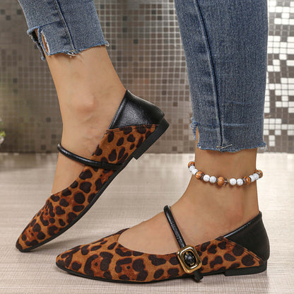 OrthoCare Suede Flats - Wide Fit Comfort Shoes