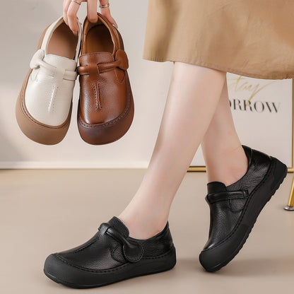 OrthoCare Soft Leather Mother'S Shoes - Unique Vintage Comfort