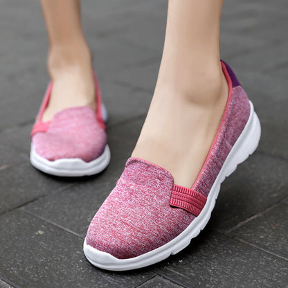Orthopedic Lightweight Slip-On Shoes – Breathable Comfort Everyday Walking Flats