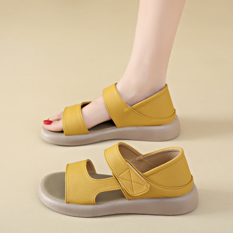 Dynara | Women’s Orthopedic Double Strap Platform Sandals