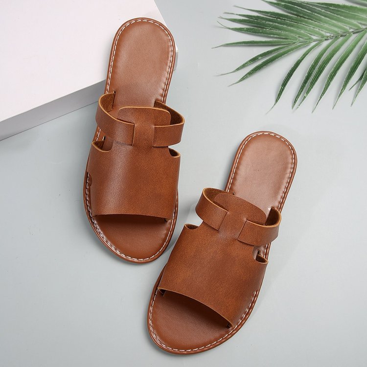 OrthoCare Plain Flat Slippers - Casual Elegance