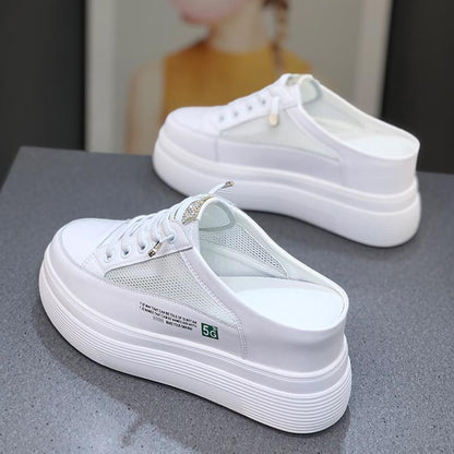 OrthoCare Thick Platform Casual Lace-Up Sneakers
