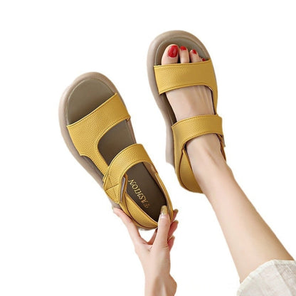Dynara | Women’s Orthopedic Double Strap Platform Sandals