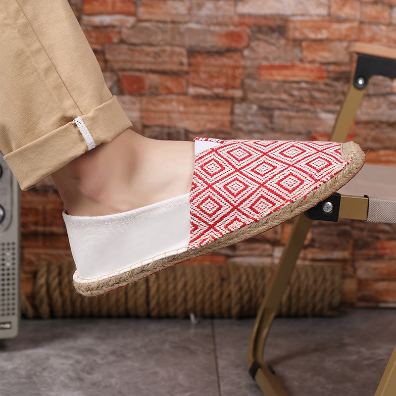 OrthoCare Men and Women’s Espadrille Slip-On Flats – Breathable Casual Summer Shoes