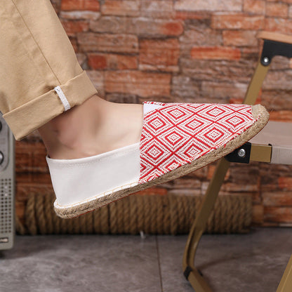 OrthoCare Men and Women’s Espadrille Slip-On Flats – Breathable Casual Summer Shoes