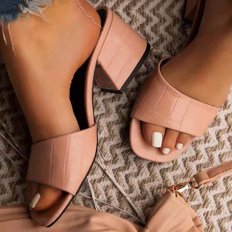 Xiomara | Women’s Orthopedic Block Heel Mule Sandals