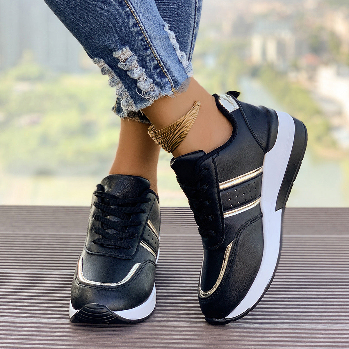 OrthoCare Thick-Sole Sneakers - Unique And Comfortable Style
