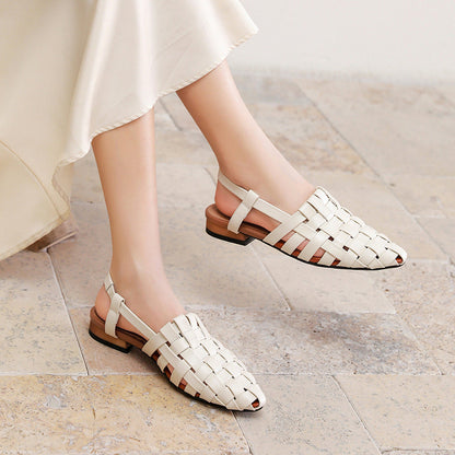 OrthoCare Woven Slingback Sandals