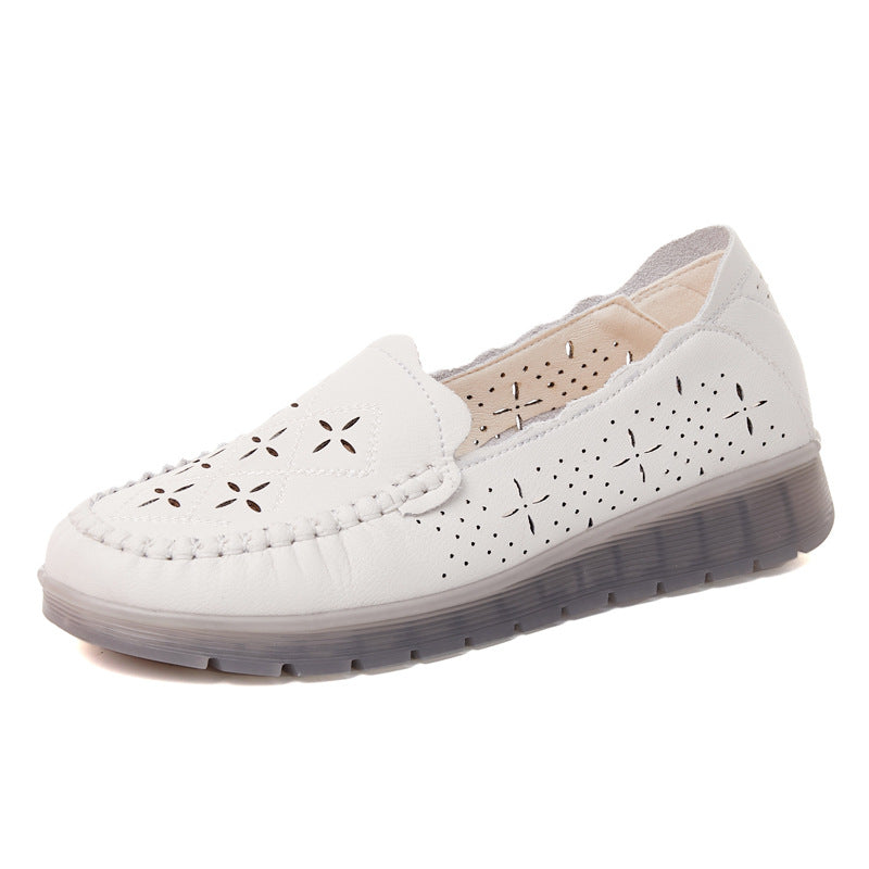 OrthoCare Women’s Perforated Loafers – Breathable Lightweight Comfort Slip-On Shoes