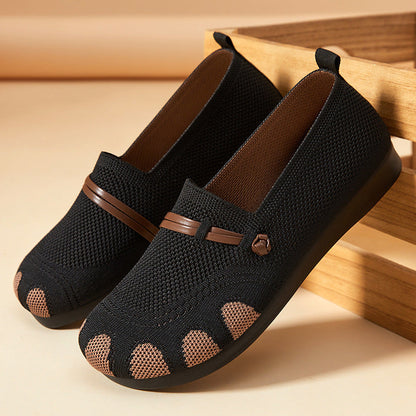 Hazeline | Women’s Orthopedic Breathable Knit Walking Flats