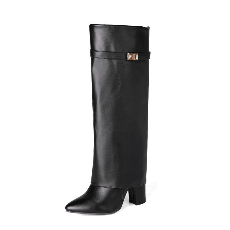 OrthoCare Mid-Calf Boots - Pointed Toe & Buckles