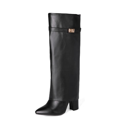 OrthoCare Mid-Calf Boots - Pointed Toe & Buckles