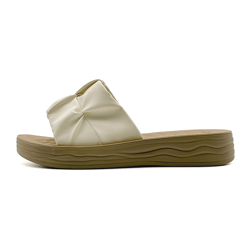 OrthoCare | Cushioned Cross Strap Slide Sandals