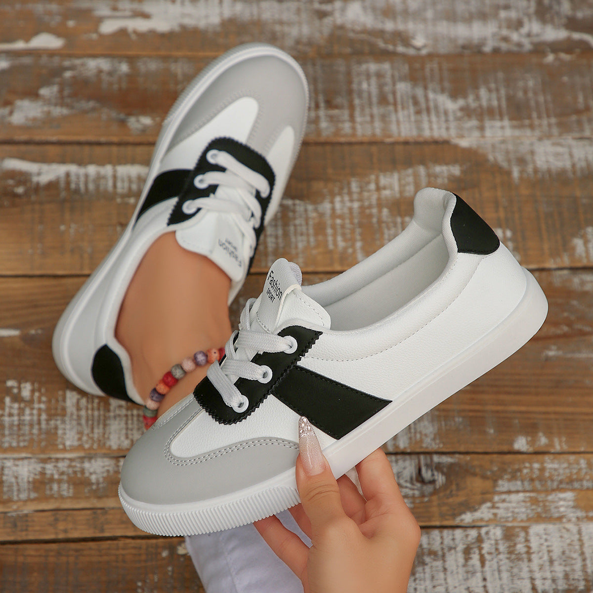 Avenly | Women’s Orthopedic Color Block Casual Sneakers