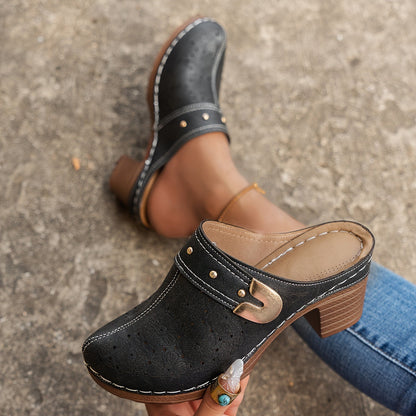 OrthoCare Sandals - High Heel Comfort Clogs