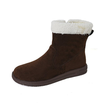 OrthoCare Women’s Retro Cotton-Padded Flat Boots