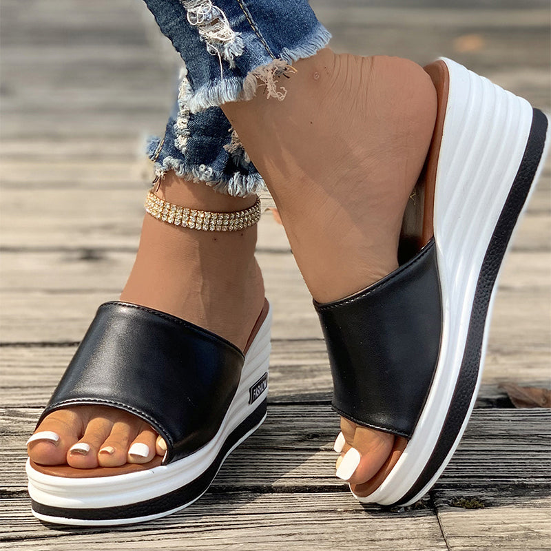 OrthoCare Fish Mouth Heeled Sandals: Unique Summer Elegance