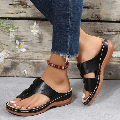 Xenia | Women’s Orthopedic Adjustable Toe Loop Comfort Sandals