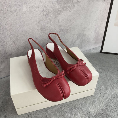 Wilhelmina | Women’s Orthopedic Bow Accent Slingback Flats
