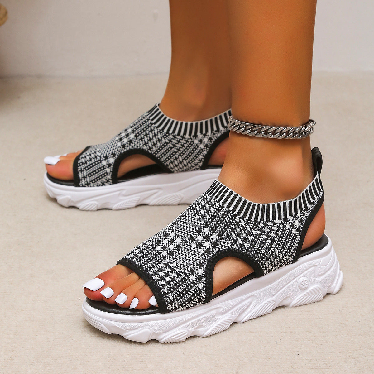 Talitha | Women’s Orthopedic Breathable Knit Walking Sandals