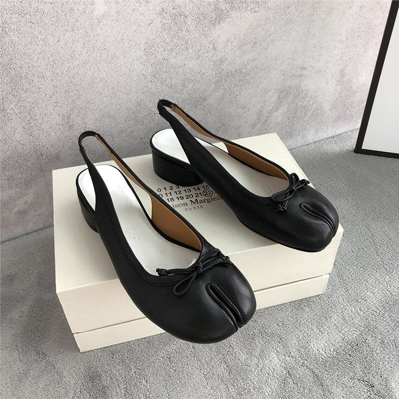 Wilhelmina | Women’s Orthopedic Bow Accent Slingback Flats