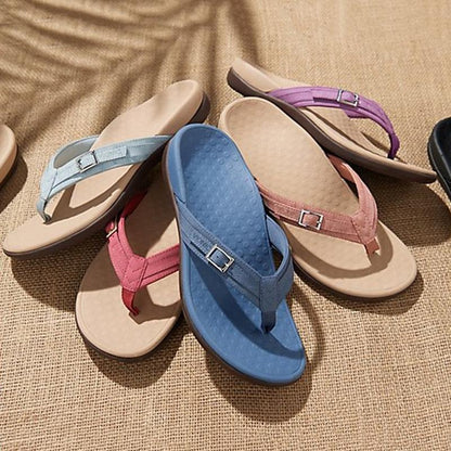 Cassidy | Orthopedic Comfort Flip Flops – Lightweight Cushioned Arch Support Sandals