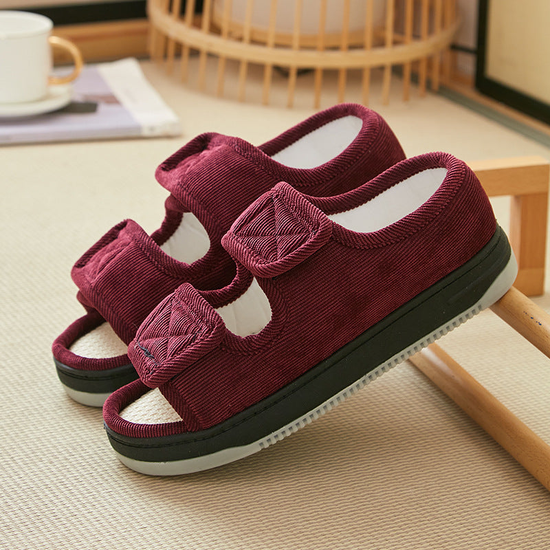Dorelia | Women’s Orthopedic Plush Double Strap Sandals